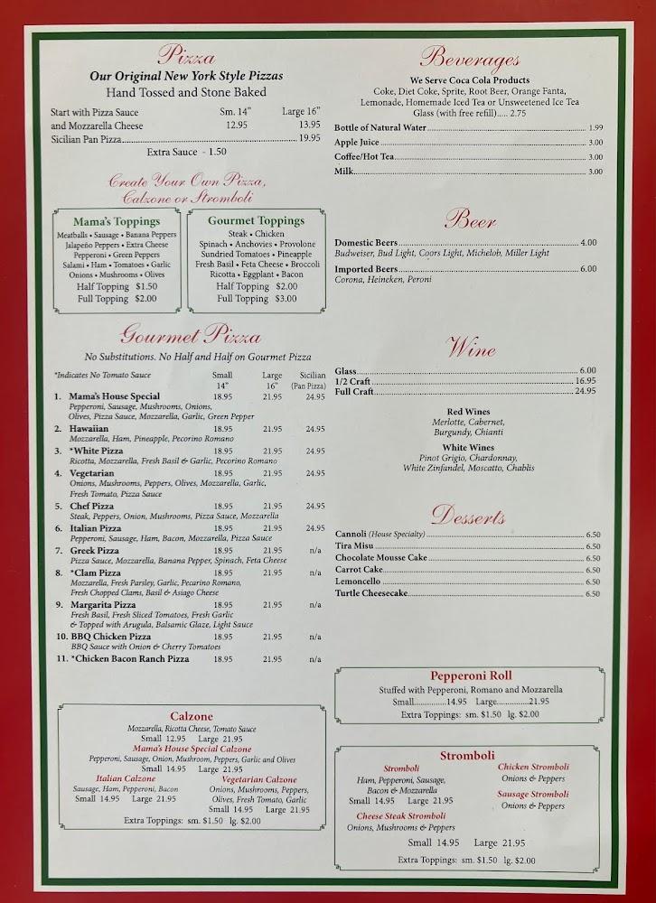 Mama Di Roma Menu image 2