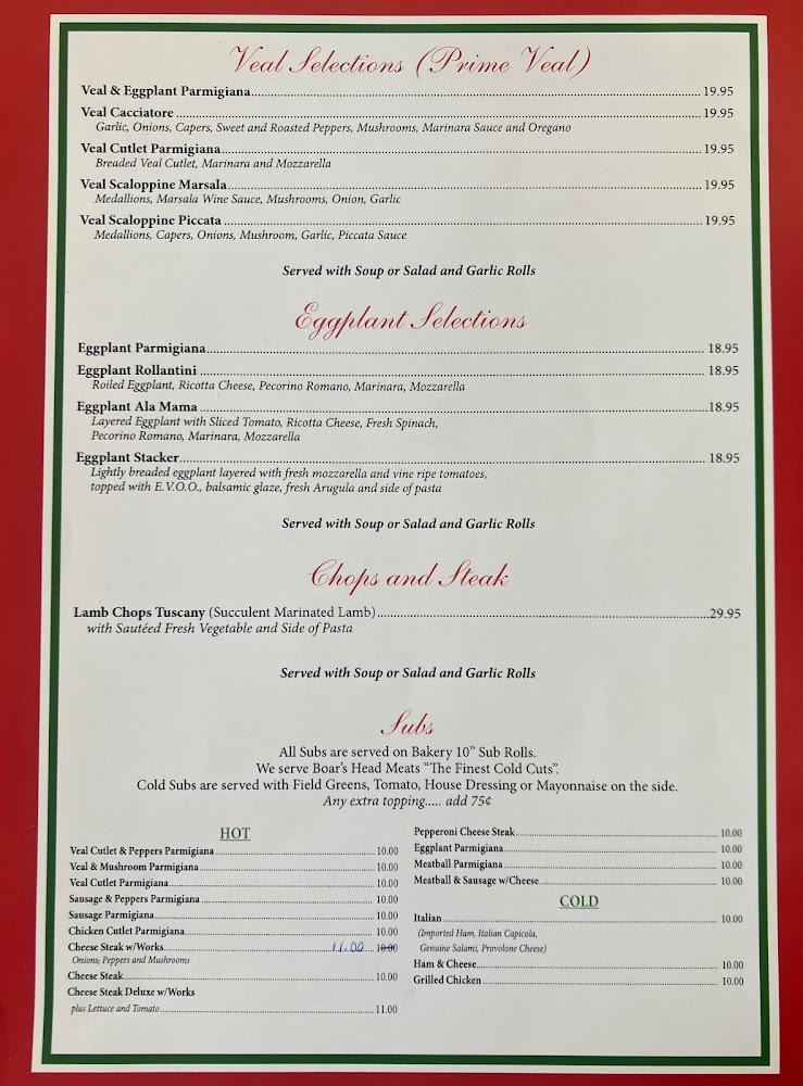Mama Di Roma Menu image 3